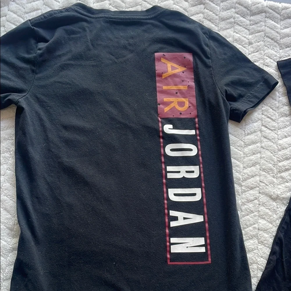 Jordan Kids' Black Graphic T-Shirts Lot (2)